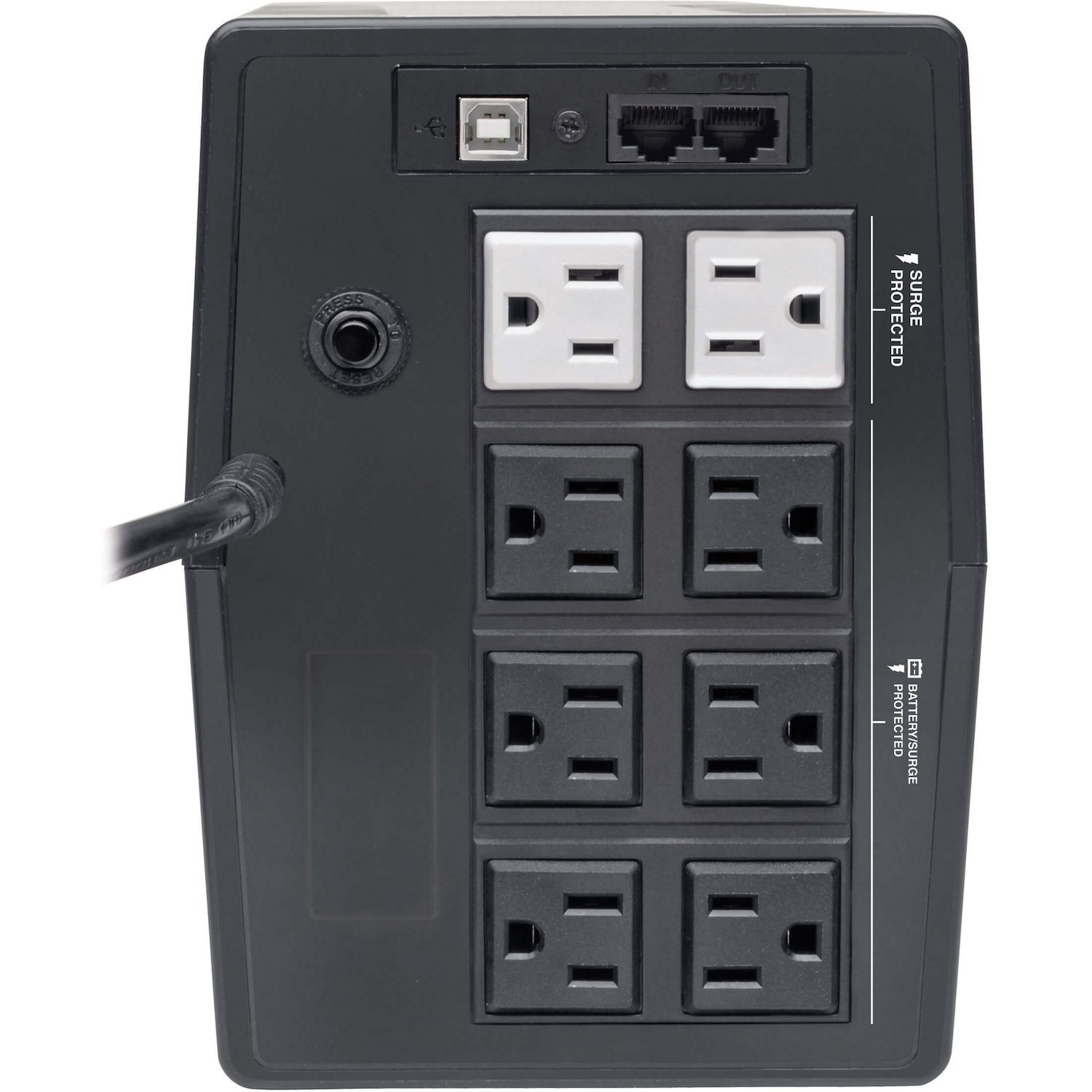 Eaton Tripp Lite Series 800VA 475W Line-Interactive UPS - 8 NEMA 5-15R Outlets, AVR, 120V, 50/60 Hz, USB, LCD, Tower