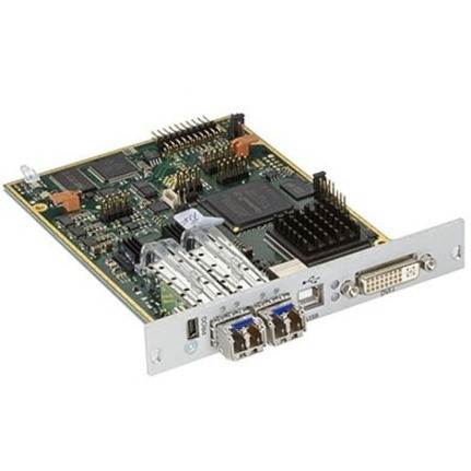 Black Box DKM Modular KVM Extender, Transmitter Interface Card, DVI-I, USB HID, 2X CATx