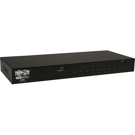 Eaton Tripp Lite Series 8-Port 1U Rack-Mount USB/PS2 KVM Switch with On-Screen Display