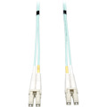 Eaton Tripp Lite Series 10Gb Duplex Multimode 50/125 OM3 LSZH Fiber Patch Cable, (LC/LC) - Aqua, 30M (100 ft.)