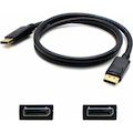 AddOn 5-Pack of 6ft HP® VN567AA Compatible DisplayPort 1.2 Male to DisplayPort 1.2 Male Black Cables For Resolution Up to 2560x1600 (WQXGA)