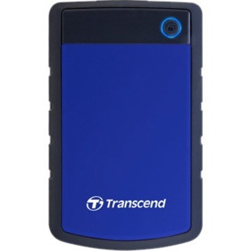 Transcend StoreJet 25H3 4 TB Hard Drive - External - SATA - Navy Blue