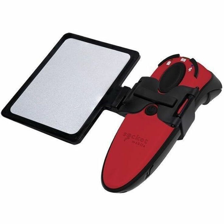 Socket Mobile DuraScan D762 Rugged Warehouse, Logistics, Inventory Hands-free Barcode Scanner - Cable/Wireless Connectivity - Red