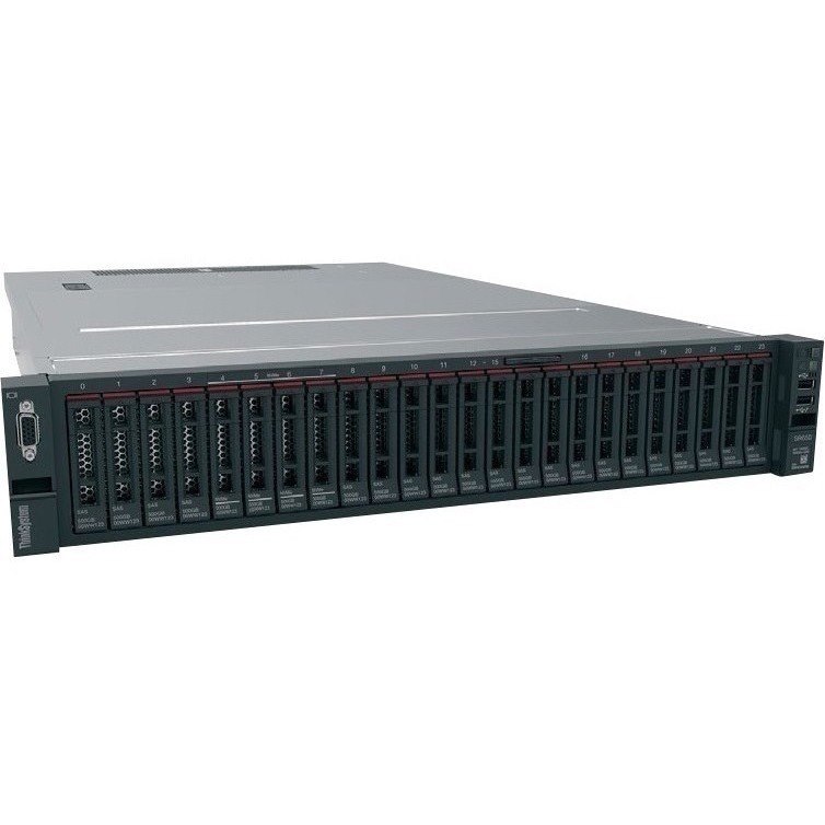 Lenovo ThinkSystem SR650 7X06A0E3AU 2U Rack Server - 1 Xeon Silver 4210 2.20 GHz - 32 GB RAM - 12Gb/s SAS, Serial ATA/600 Controller