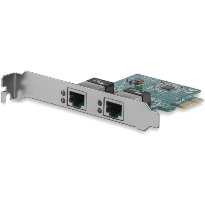 StarTech.com Dual Port Gigabit PCI Express Server Network Adapter Card - PCIe NIC