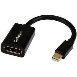 StarTech.com Mini DisplayPort to DisplayPort Adapter, 4K x 2K Video, Ultra HD Mini DP to DP Converter, mDP to DP 1.2 Adapter, Male/Female