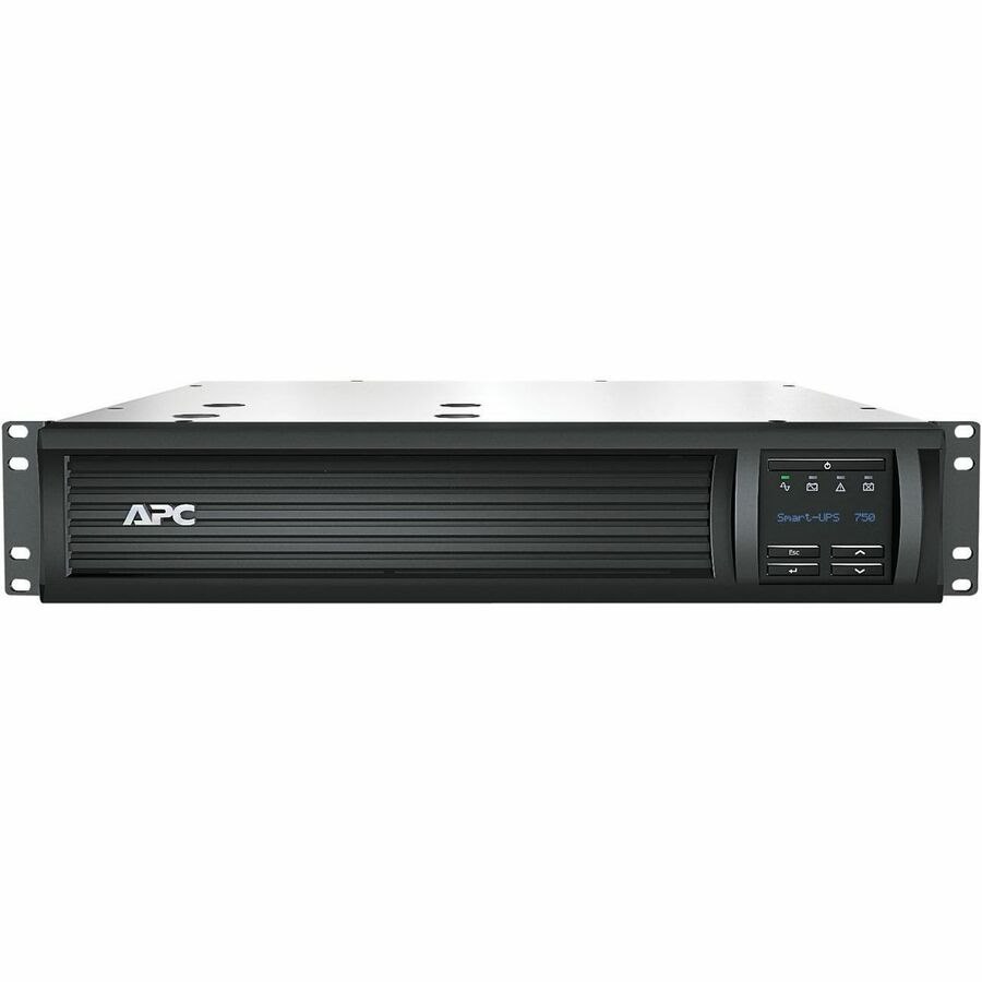 APC Smart-UPS, Line Interactive, 750VA, Rackmount 2U, 120V, 6x NEMA 5-15R outlets, SmartConnect Port+Network Card, AVR, LCD