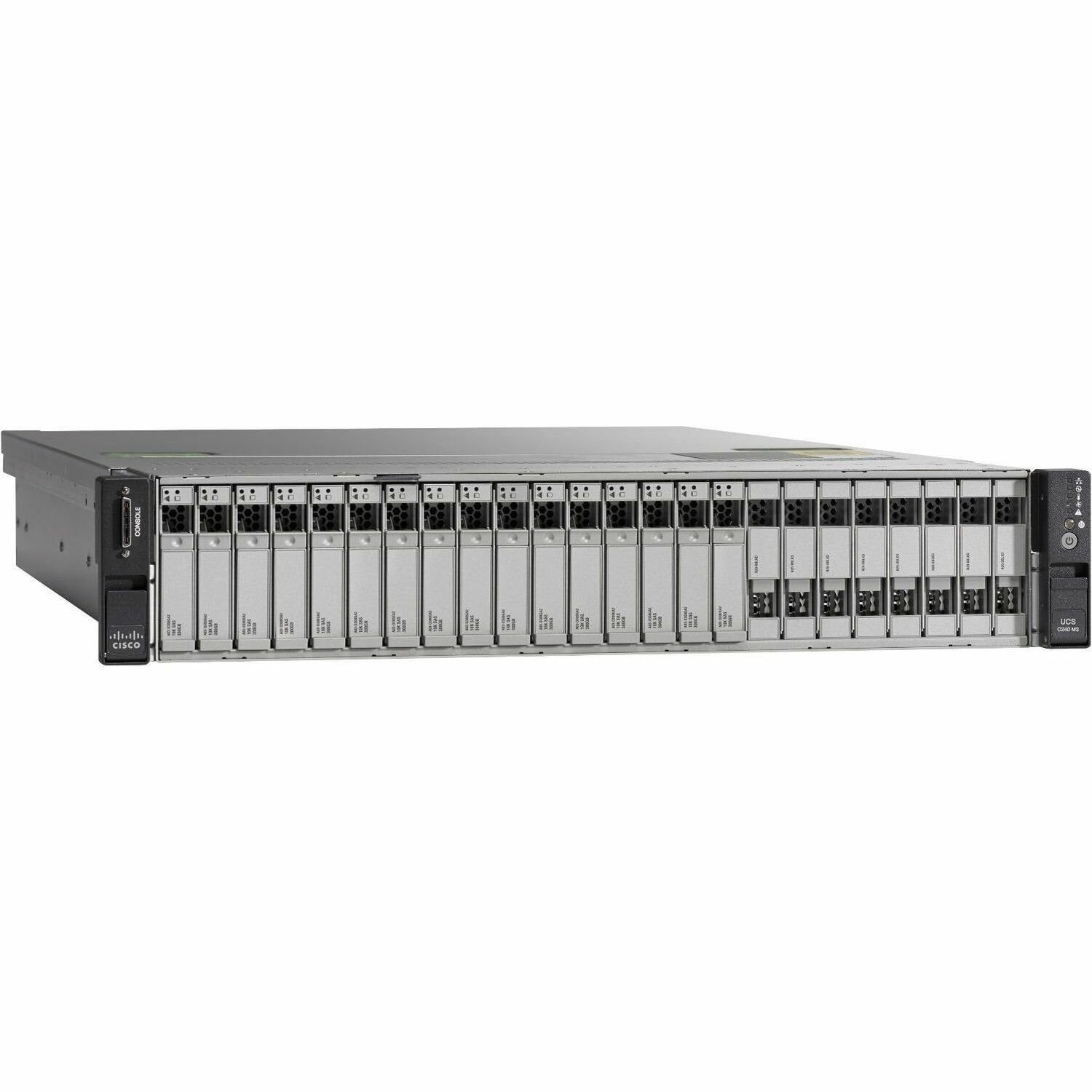 Cisco C240 M3 2U Rack-mountable Server - 2 Xeon E5-2660 v2 2.20 GHz - 384 GB RAM - 12.30 TB HDD - (14 x 900GB) HDD Configuration - 800 GB SSD - (2 x 400GB) SSD Configuration - Serial ATA/600, 6Gb/s SAS Controller