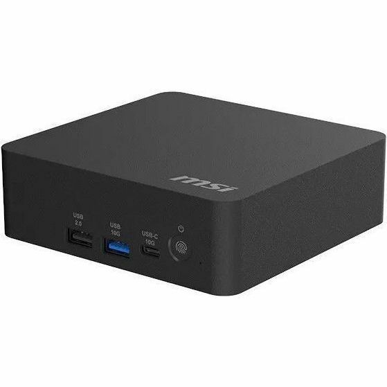 MSI Cubi NUC AI+ 3MG Cubi NUC AI+ 3MG-017US Desktop Computer - Intel Core Ultra 9 Series 3 386H - 16 GB - 1 TB PCI Express NVMe SSD - Mini PC - Black