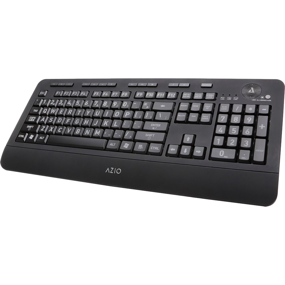 AziO Vision Backlit Keyboard