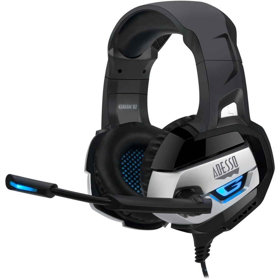 Adesso Xtream G2 Wired Over-the-head Stereo Gaming Headset - Black