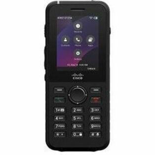 Cisco 9821 IP Phone - Cordless - Wi-Fi - Carbon Black