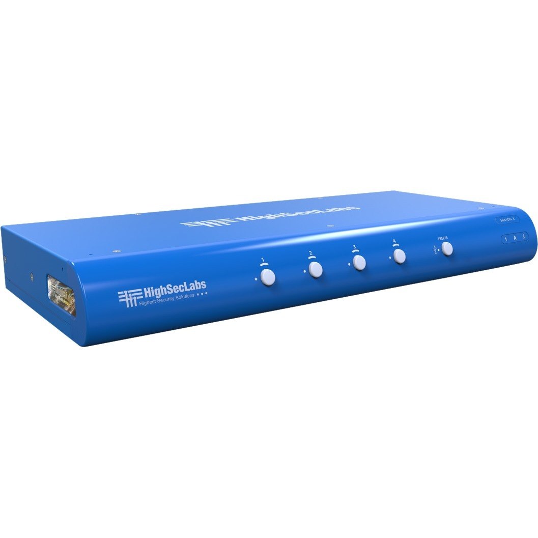 Kramer HighSecLabs Secure 4-Port, 4K30 UHD DisplayPort to HDMI KVM Switch