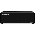 Black Box KVM Switch, NIAP 4.0 Certified - 2-Port, Single-Monitor, DVI-I