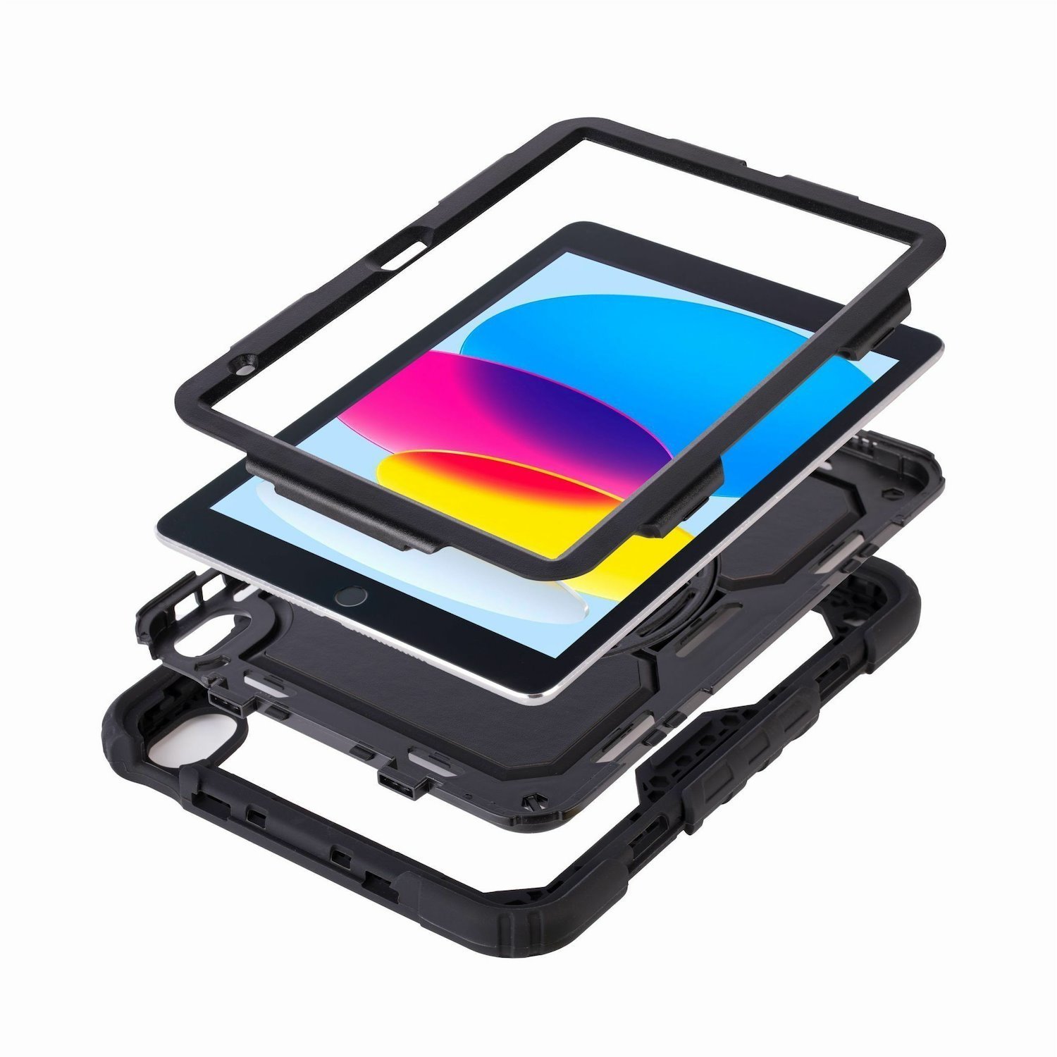 tech air Xpedition Rugged Carrying Case (Folio) for 27.7 cm (10.9") Apple iPad (10th Generation), iPad (11th Generation) Tablet - Black