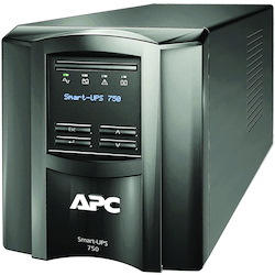 APC Smart-UPS, Line Interactive, 750VA, Tower, 120V, 6x NEMA 5-15R outlets, SmartConnect Port+SmartSlot, AVR, LCD