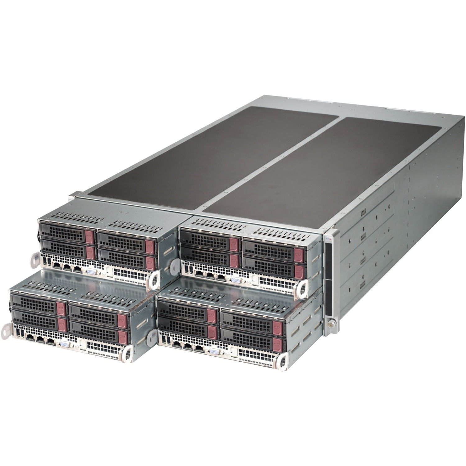 Supermicro SuperServer F628R3-RC1B+ Server Barebone System - 4U Rack-mountable - Socket LGA 2011-v3 - 2 x Processor Support