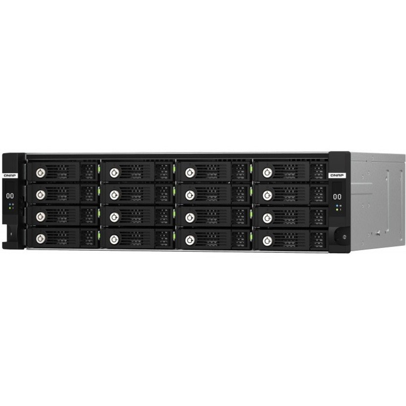 QNAP TL-R1620SDC Drive Enclosure 12Gb/s SAS, SATA/600 - Mini-SAS HD Host Interface - 3U Rack-mountable