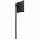 Atdec SD-DP-1150 Pole Mount for Flat Panel Display - Black