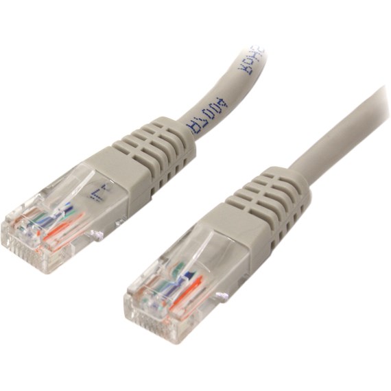 StarTech.com Patch cable - RJ-45 (M) - RJ-45 (M) - 6 ft - UTP - ( CAT 5e ) - Gray