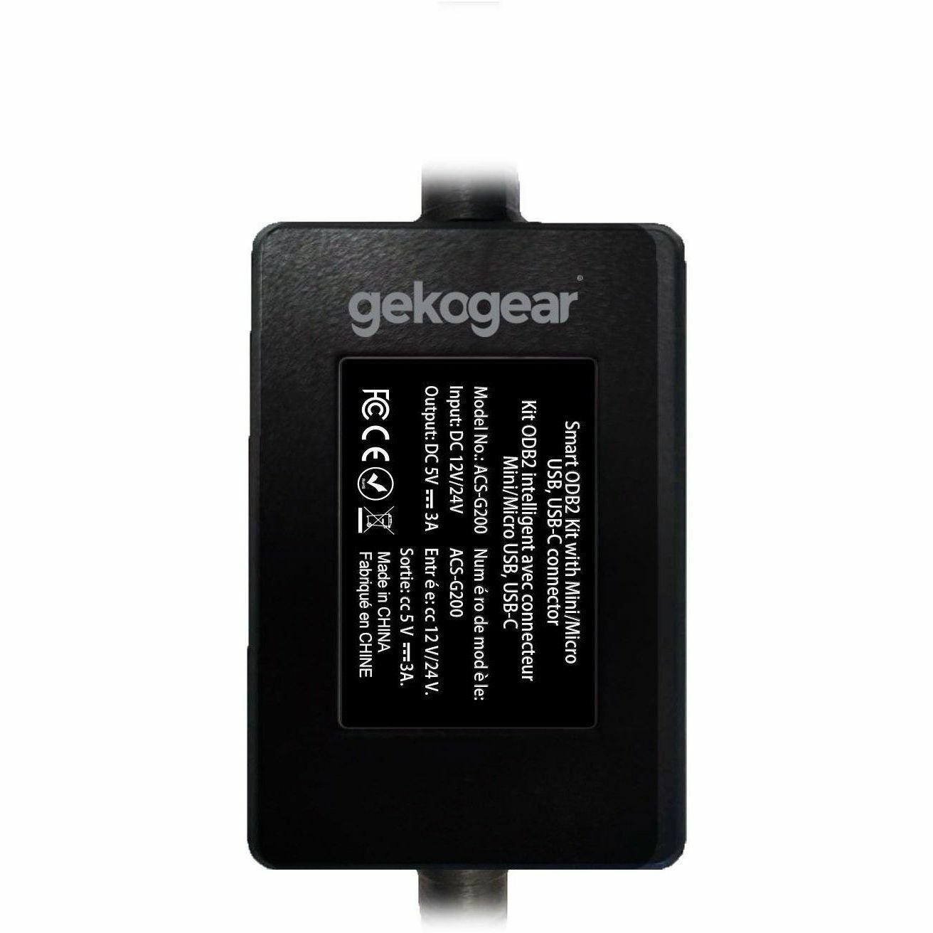 GekoGear Smart Power OBD2 - OBD2 Constant Power Connection Kit