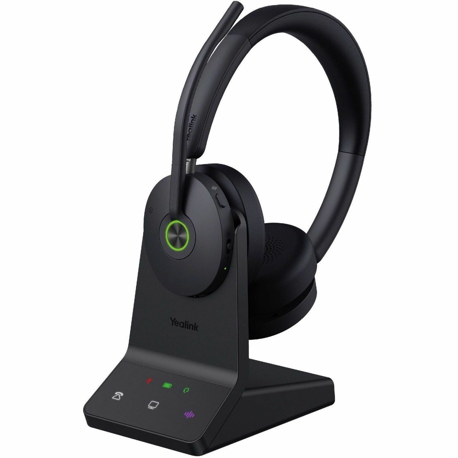 Yealink WH68 Wired/Wireless Over-the-head, On-ear Stereo Headset - Black