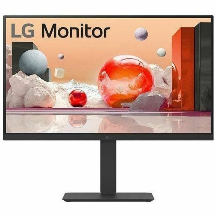 LG 27BA850-B 27" Class Webcam Full HD LCD Monitor - 16:9 - Matte Black
