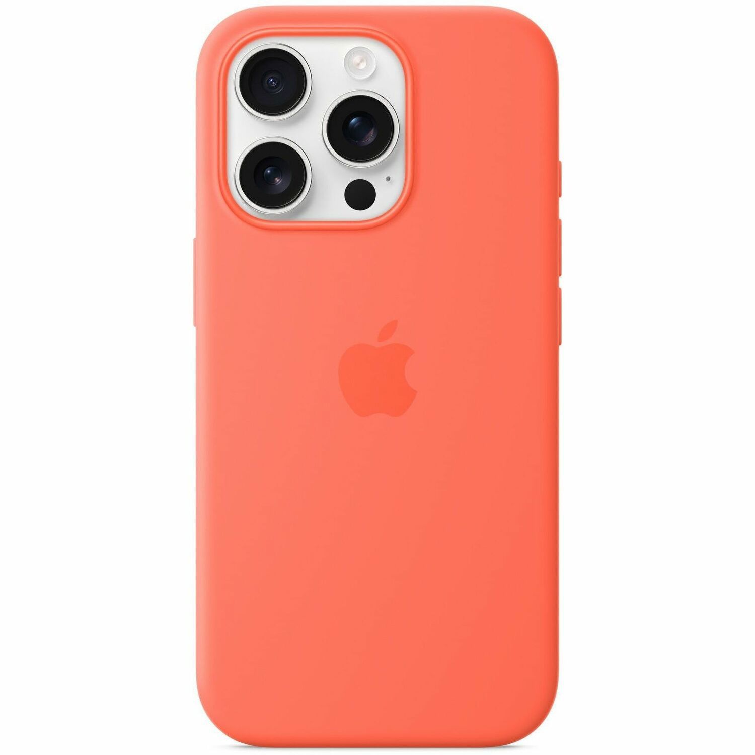 Apple iPhone 16 Pro Silicone Case with MagSafe - Tangerine