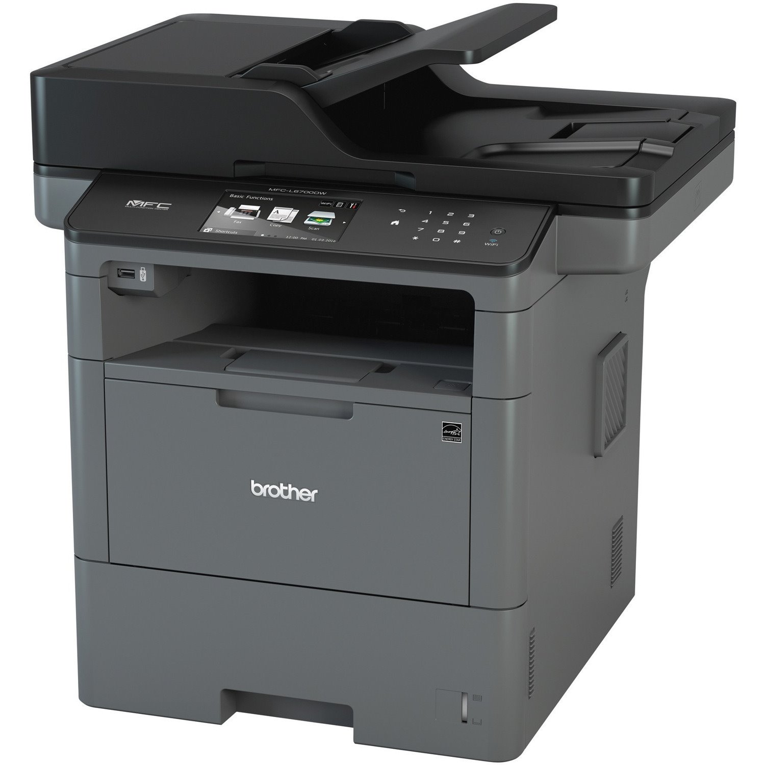 Brother MFC-L6700DW Laser Multifunction Printer - Monochrome - Duplex