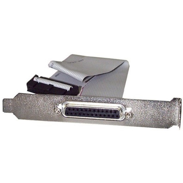 StarTech.com 16in DB25 Parallel Female to IDC 26 Pin Header Slot Plate~