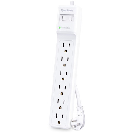 CyberPower B625 Essential 6 - Outlet Surge Protector with 1500 J Surge Suppression