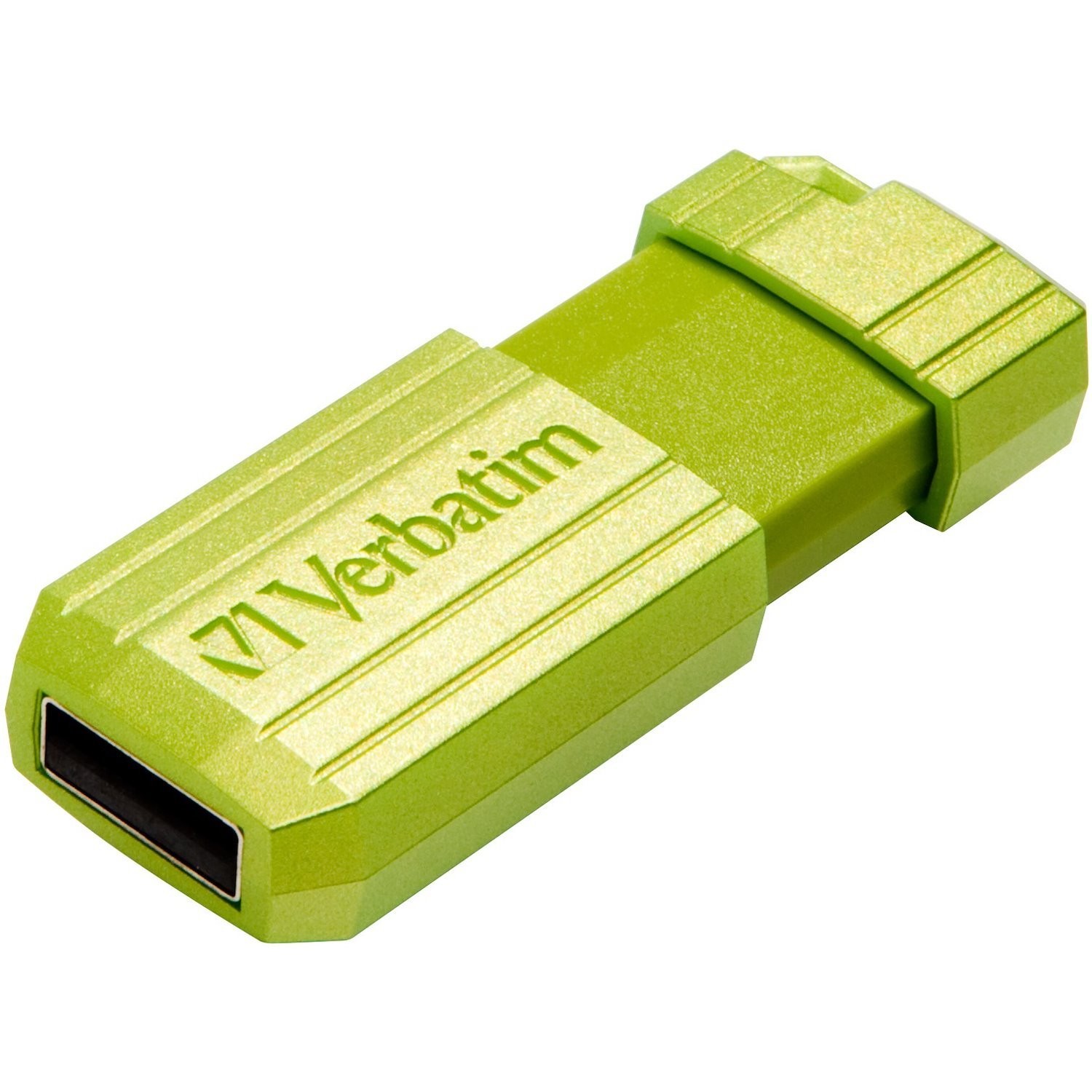 Verbatim 16GB PinStripe USB Flash Drive - Eucalyptus Green