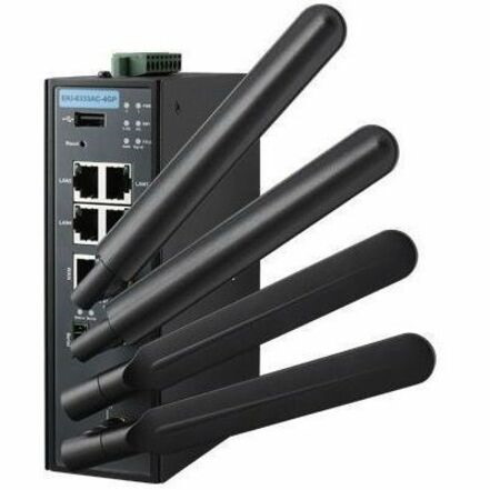 Advantech EKI-6333AC-4GP Dual Band Wi-Fi 5 IEEE 802.11 a/b/g/n/ac 867 Mbit/s Wireless Access Point