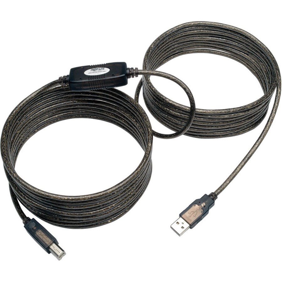 Eaton Tripp Lite Series USB 2.0 A to B Active Repeater Cable (M/M), 25 ft. (7.62 m)