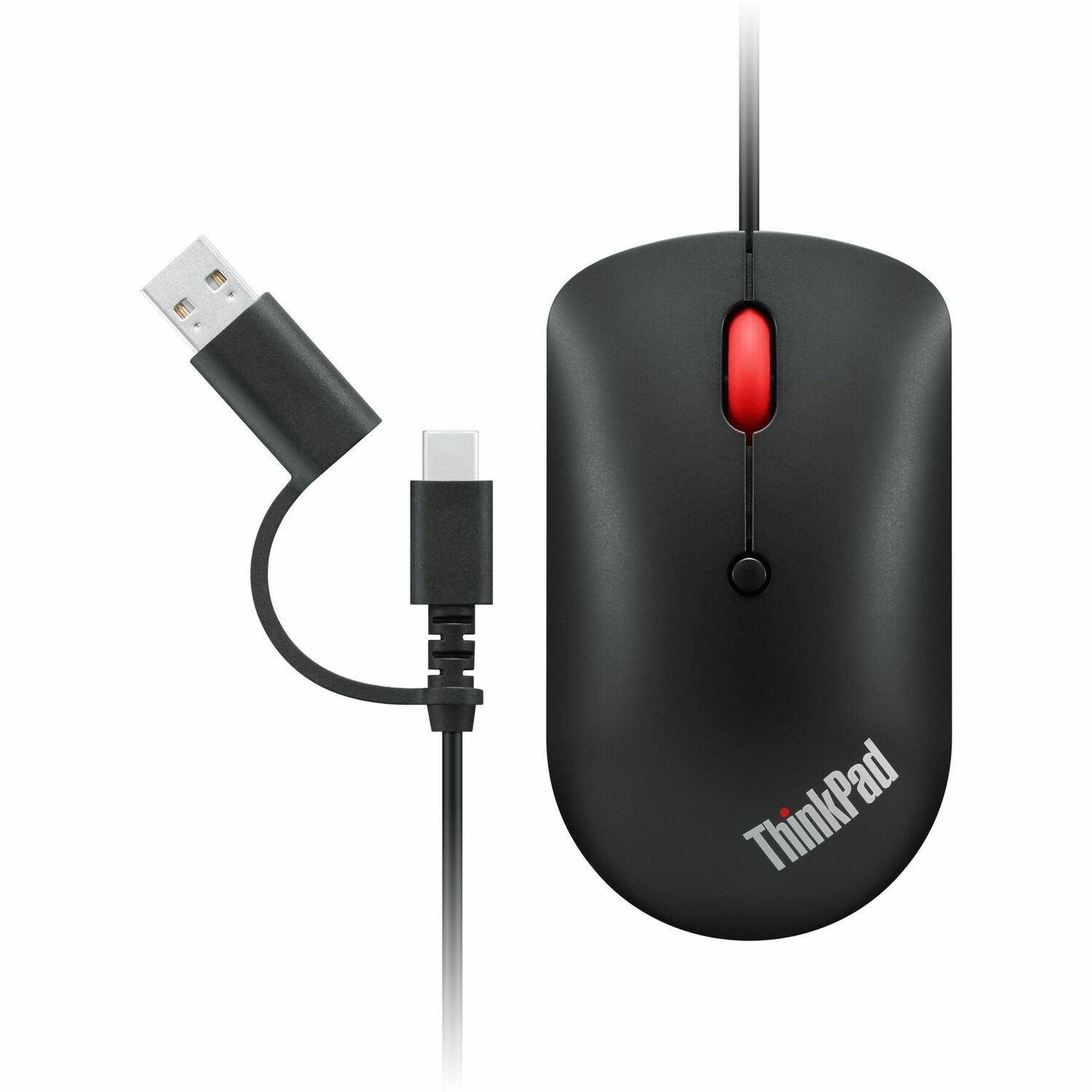 Lenovo ThinkPad Muis - USB Type C - Optisch - 4 Taste(n) - Zwart