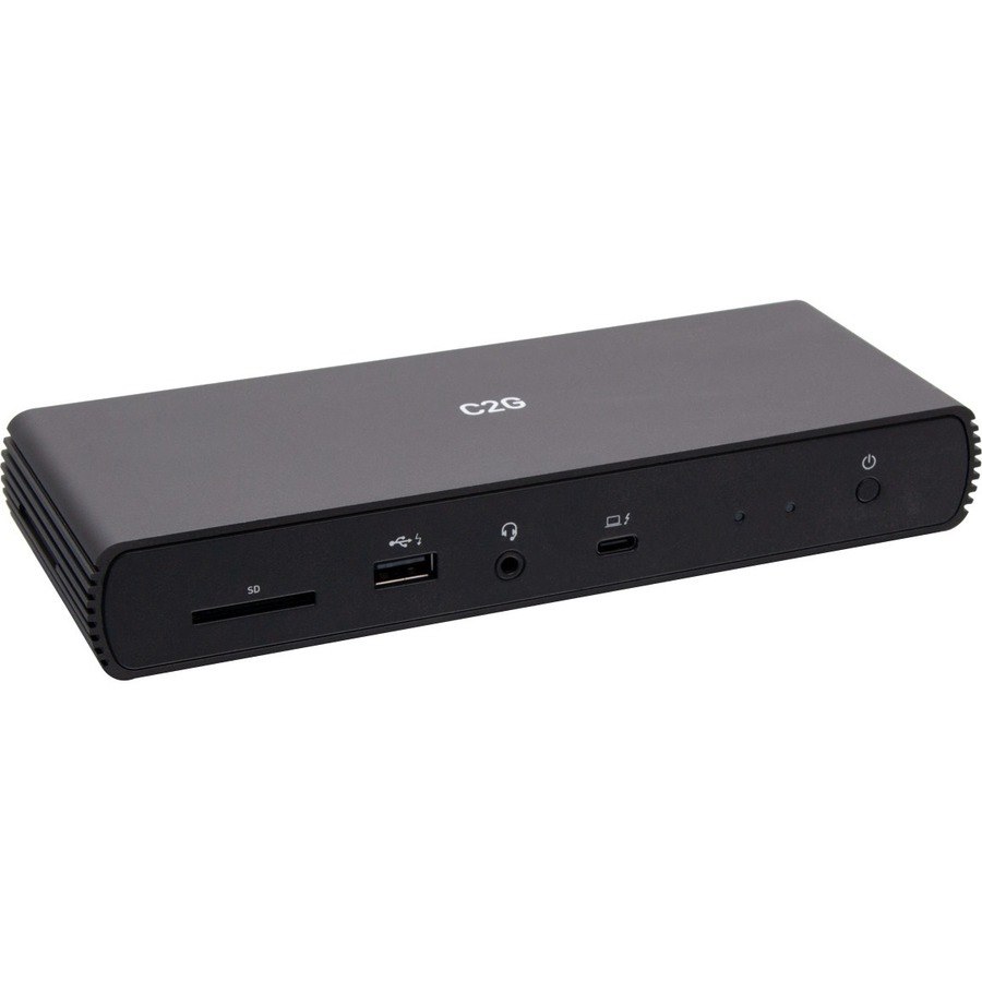 C2G Thunderbolt 4 Dock - Dual Monitor Docking Station with USB, Ethernet, SD Reader, and AUX - Power Delivery up to 90W