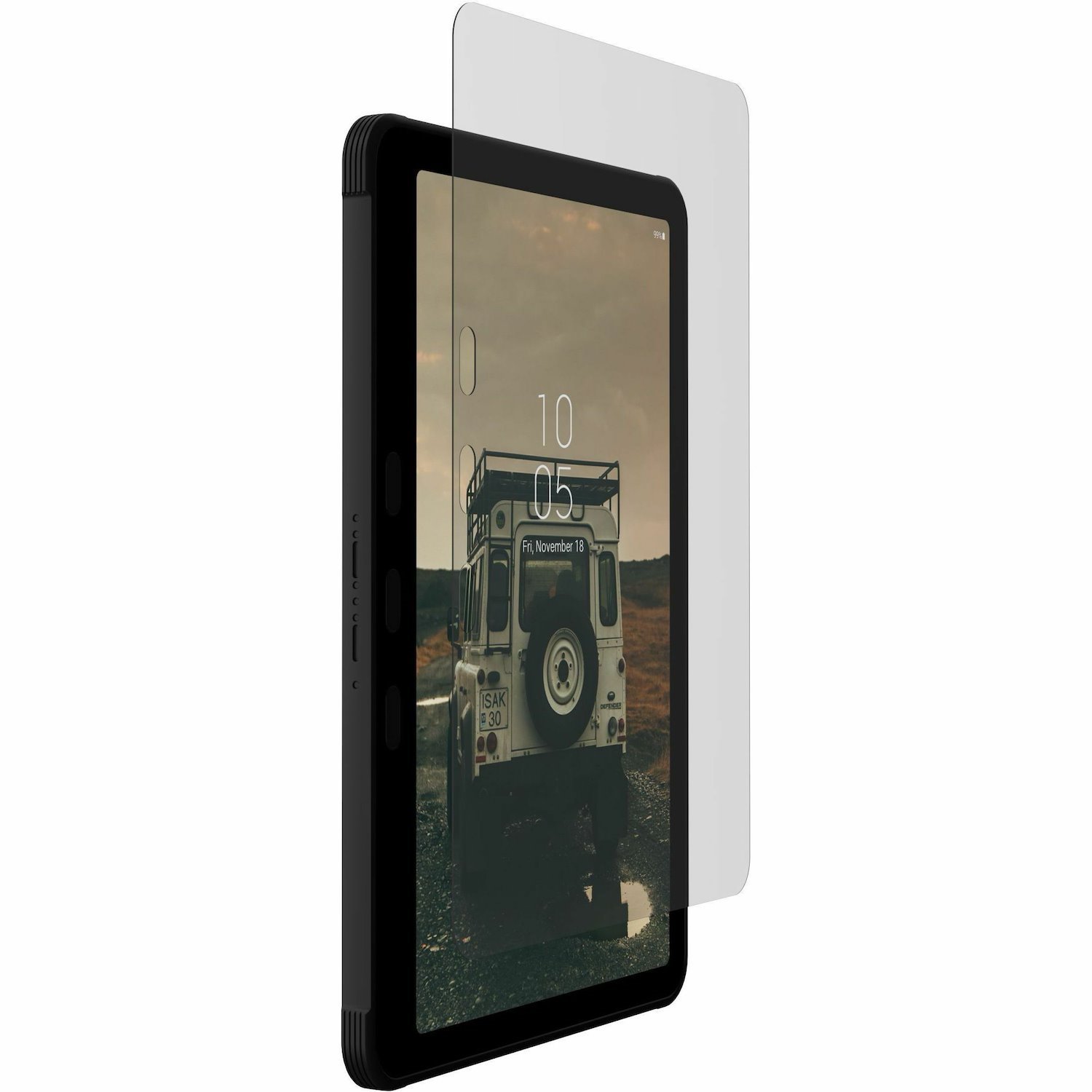 Urban Armor Gear Glass 9H Tempered Glass Screen Protector for Galaxy Tab Active4 Pro - Clear