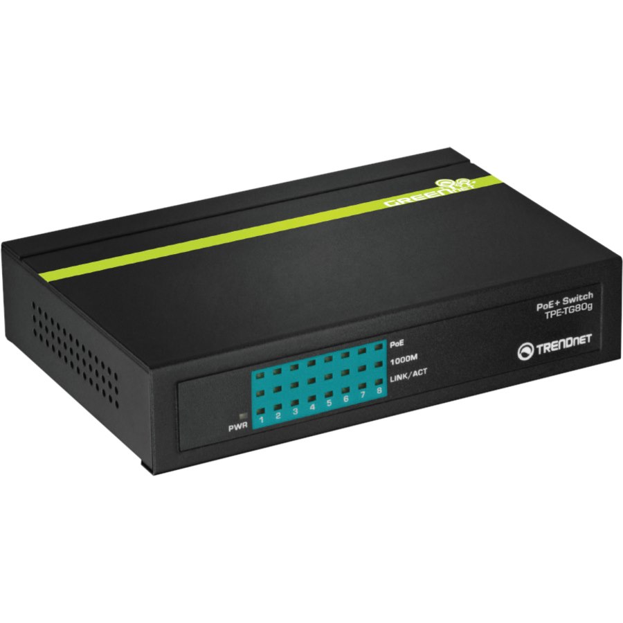TRENDnet TPE-TG80G 8 Ports Ethernet Switch - Gigabit Ethernet - 10/100/1000Base-T