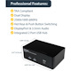 StarTech.com 2 Port Dual DisplayPort USB KVM Switch with Audio