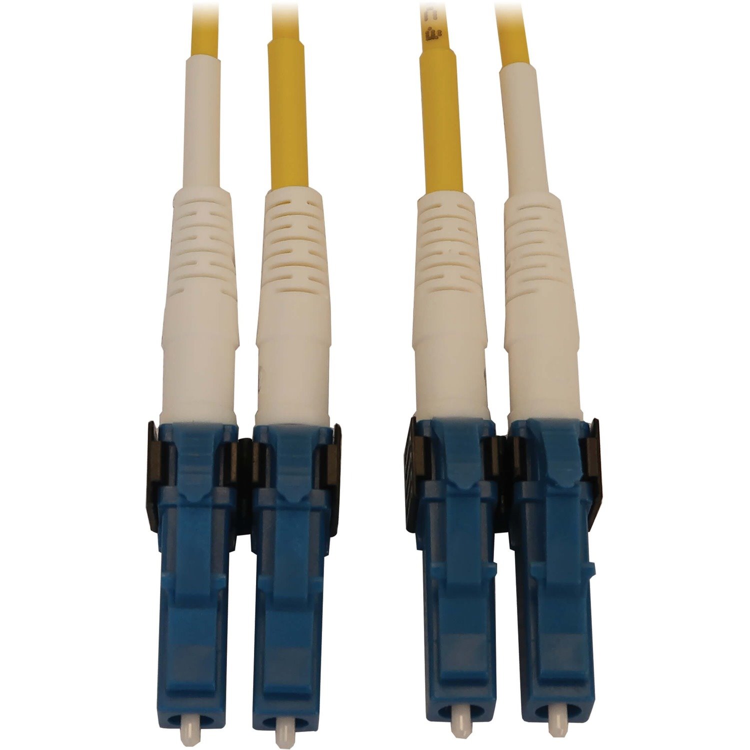 Eaton Tripp Lite Series 400G Duplex Singlemode 9/125 OS2 Switchable Fiber Optic Cable (LC/UPC M/M), LSZH, Yellow, 10 m (32.8 ft.)