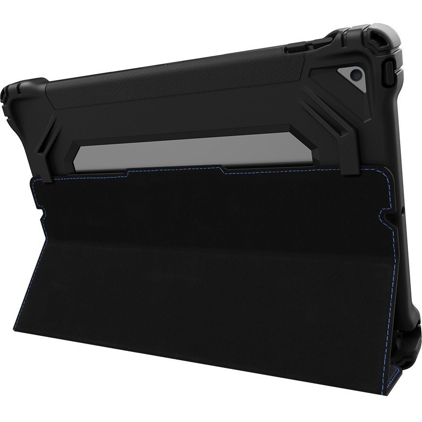 Gumdrop Hideaway Folio Rugged Carrying Case (Folio) for 10.2" iPad (8th Generation), iPad (7th Generation) Tablet - Black