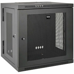 Eaton Tripp Lite Series SmartRack 12U UPS-Depth Wall-Mount Small Rack Enclosure, Hinged Back
