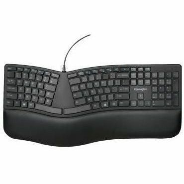 Kensington Pro Fit Ergo Wired Keyboard - Black