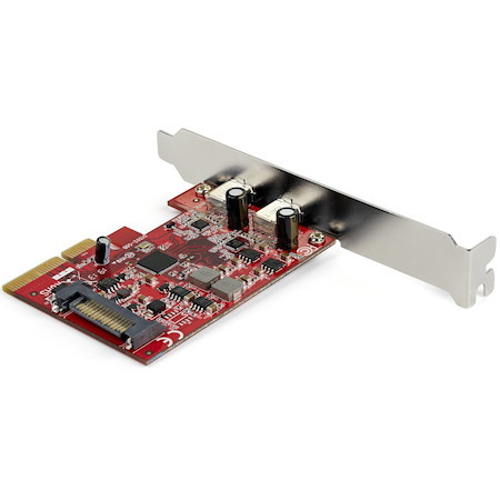 StarTech.com 2-Port USB 3.2 Gen 2 PCIe Card, USB-C 10Gbps PCI Express 3.0 x4 Controller, USB Type-C, Data Only, Windows/macOS/Linux, TAA