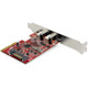 StarTech.com 2-Port USB 3.2 Gen 2 PCIe Card, USB-C 10Gbps PCI Express 3.0 x4 Controller, USB Type-C, Data Only, Windows/macOS/Linux, TAA