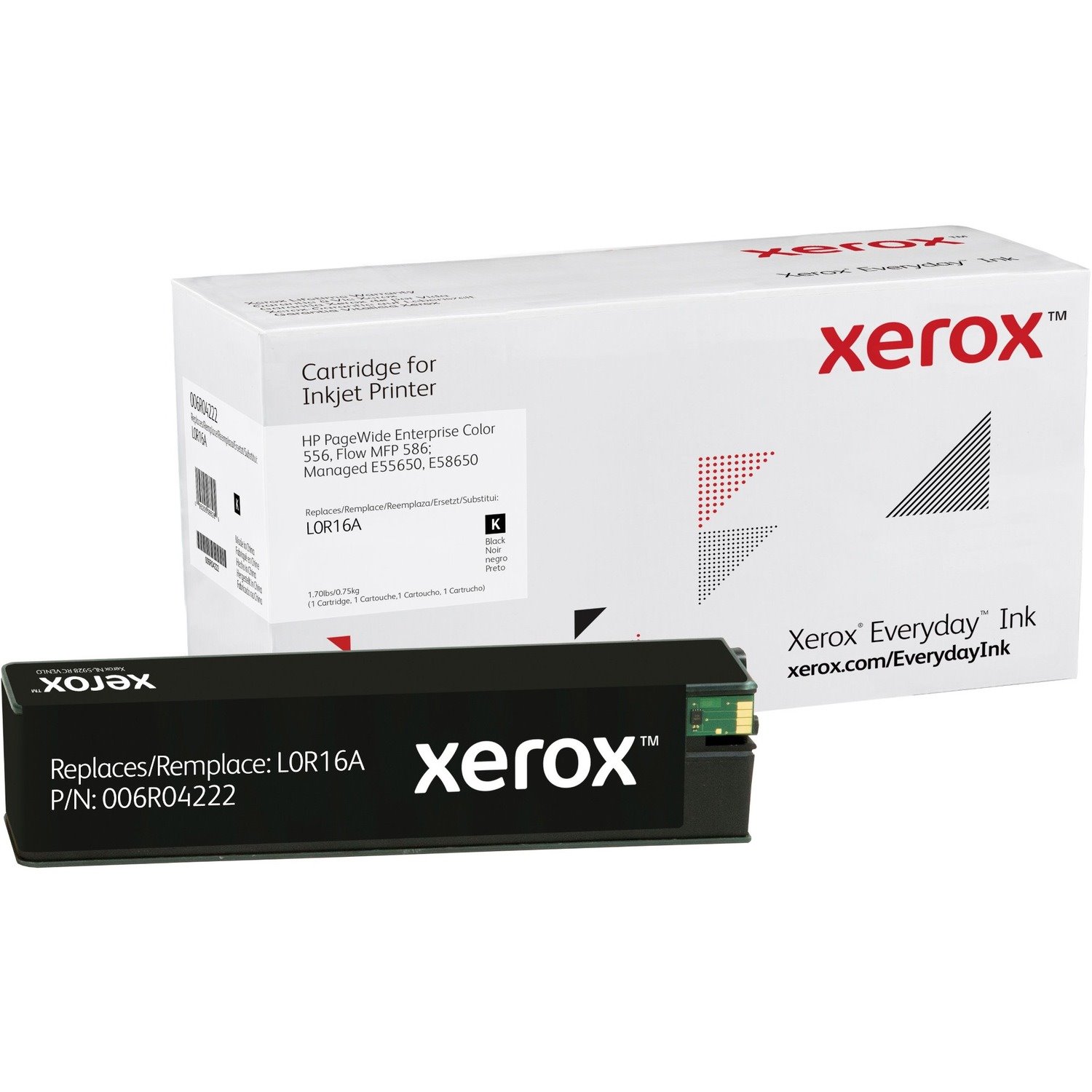 Xerox Everyday High Yield Page Wide Ink Cartridge (L0R16A) - Black Pack
