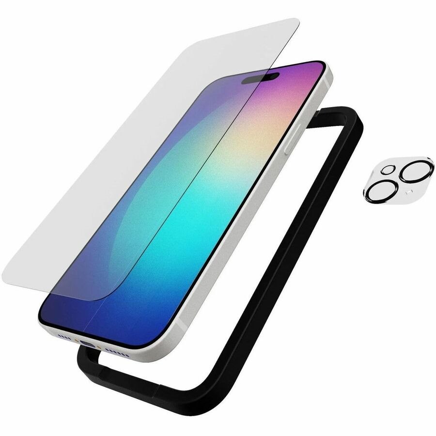 Tech21 Impact Glass Tempered Glass, Glass Screen Protector for iPhone 15 Plus - Transparent - 1 / Pack