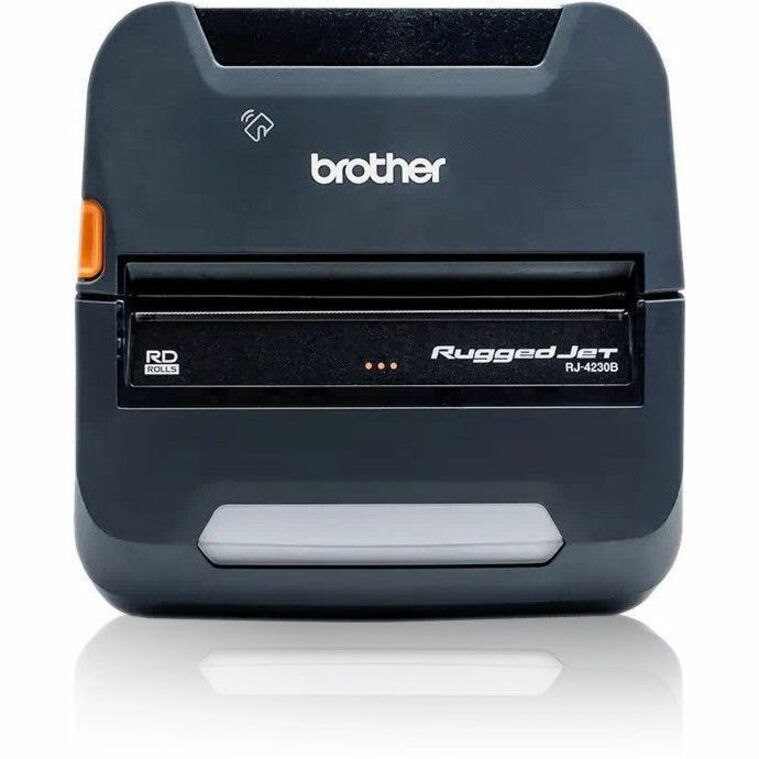 Brother RuggedJet RJ4230BL Mobile Direct Thermal Printer - Monochrome - Portable - Label/Receipt Print - USB - Serial - Bluetooth - Wireless LAN - Near Field Communication (NFC)