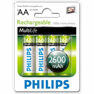 Philips MultiLife R6B4B260/10 Batterij - Nikkel-metaalhydride (NiMH)