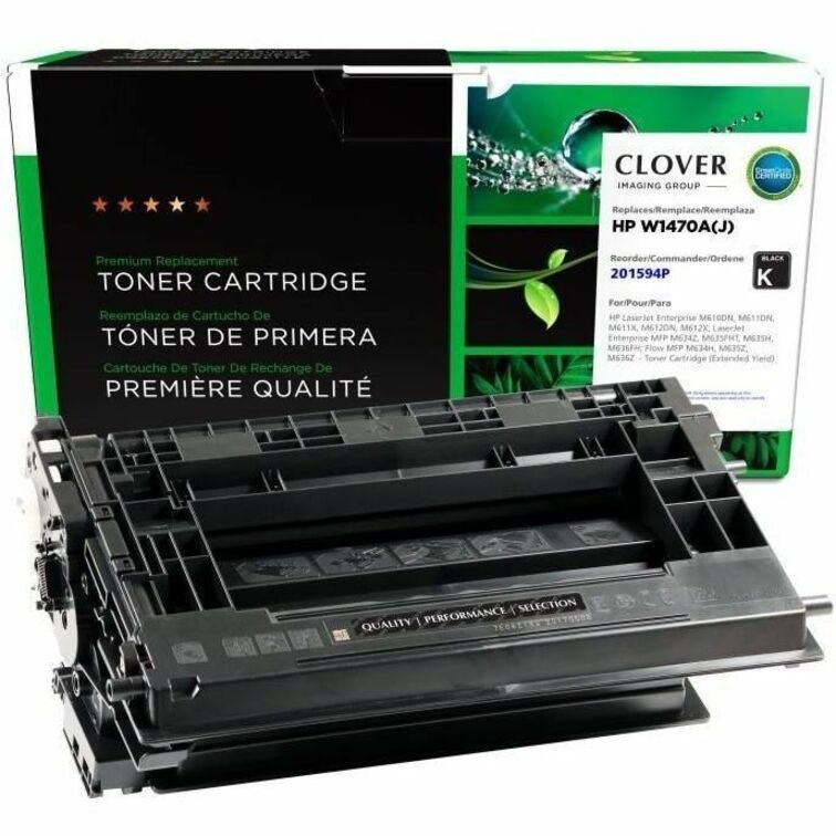 Clover Imaging Remanufactured Extended Yield Toner Cartridge (New Chip) for HP W1470A